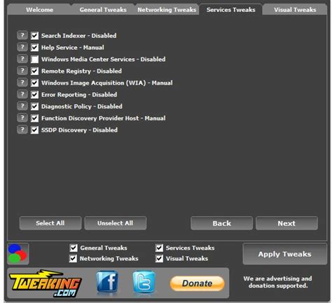  Tweaking Registry Backup